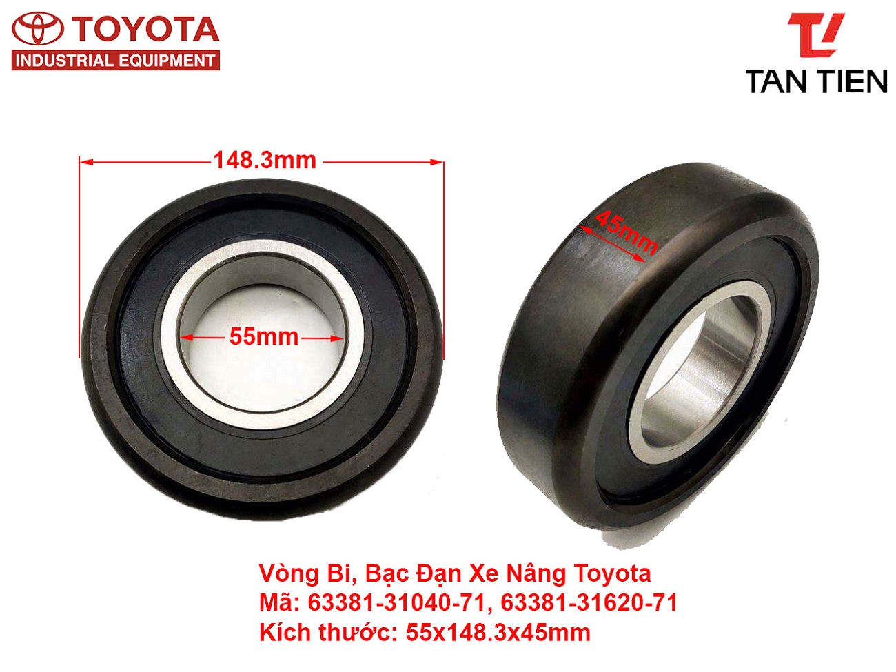 Vòng Bi Toyota 63381-31040-71